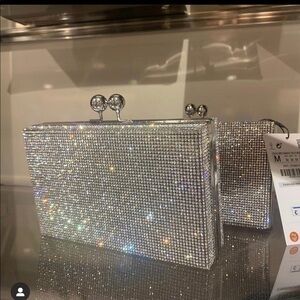 ZARA SPARKLY BOX HANDBAG 6788/510